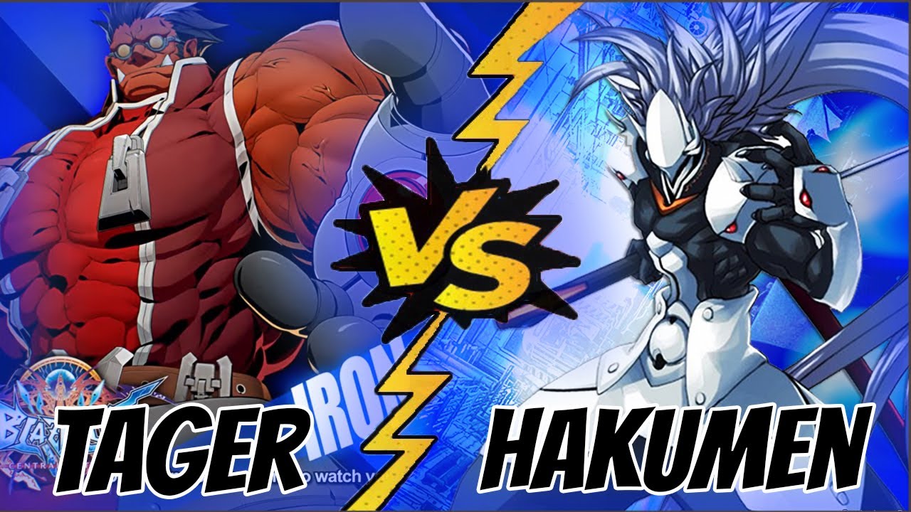 Iron Tager VS Hakumen (BlazBlue Battle) [MUGEN]