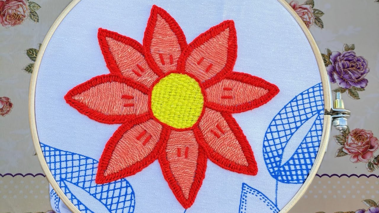 Como bordar Flores🌸🌹🌺🌼puntadas fáciles 💜