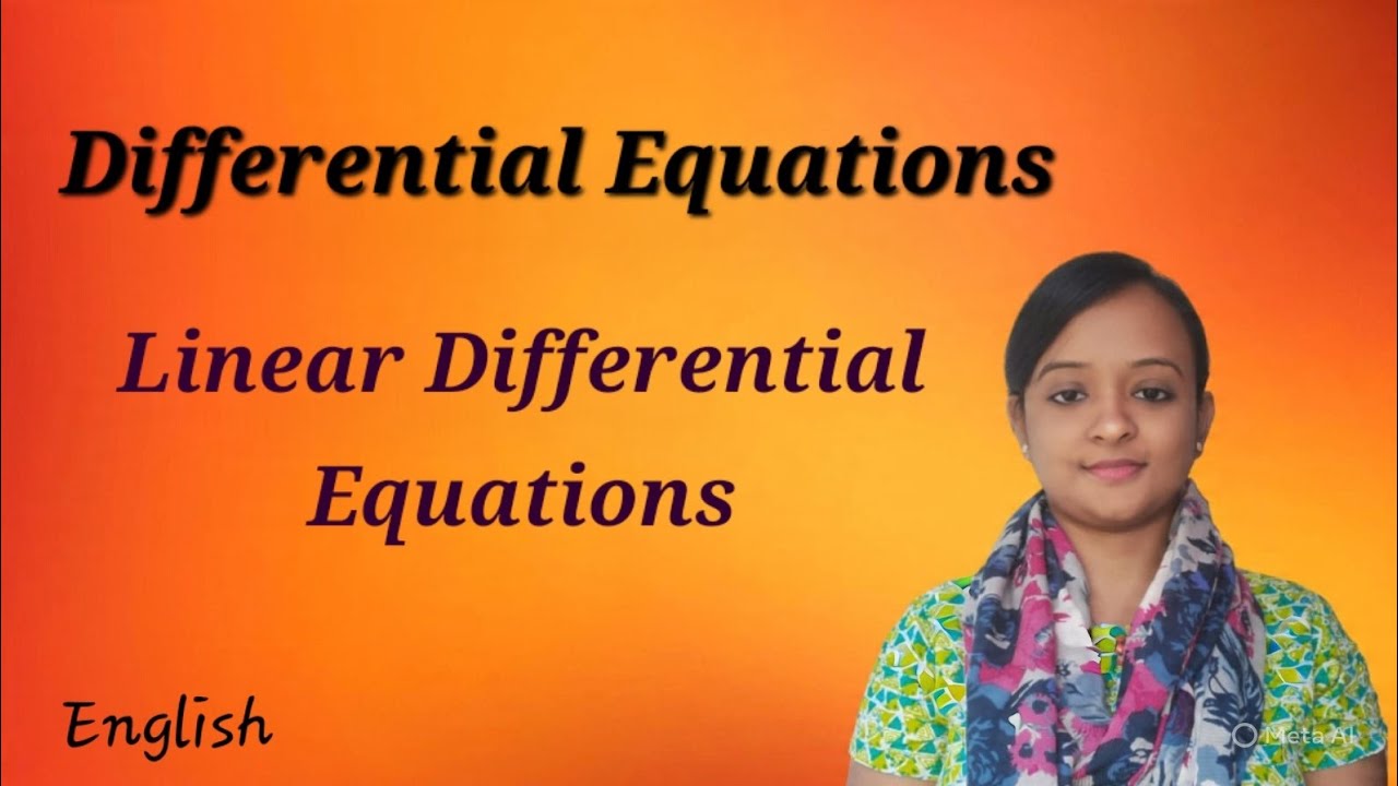 Linear Differential Equations #bsc #differential_equation #numericals #englishversion @Ahana-j7n 