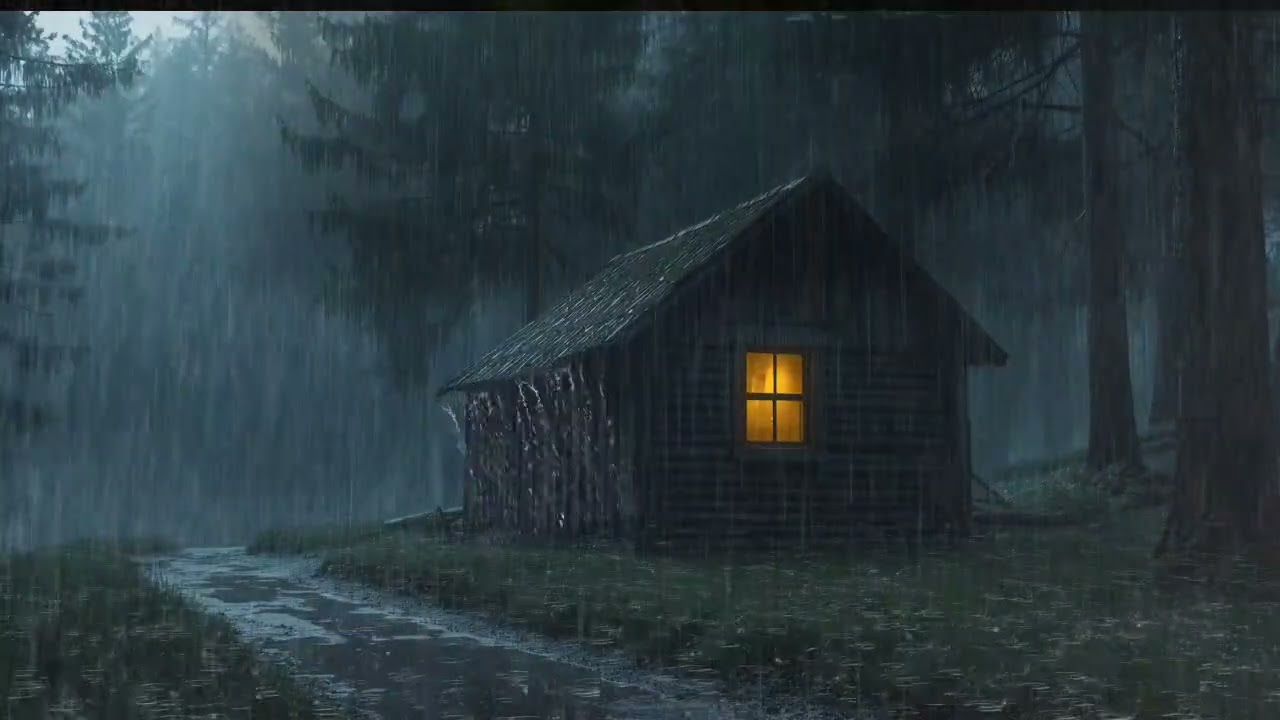 ASMR Stormy Rain Sleep | Heavy Rainstorm Sounds for Deep Relaxation and Peaceful Sleep