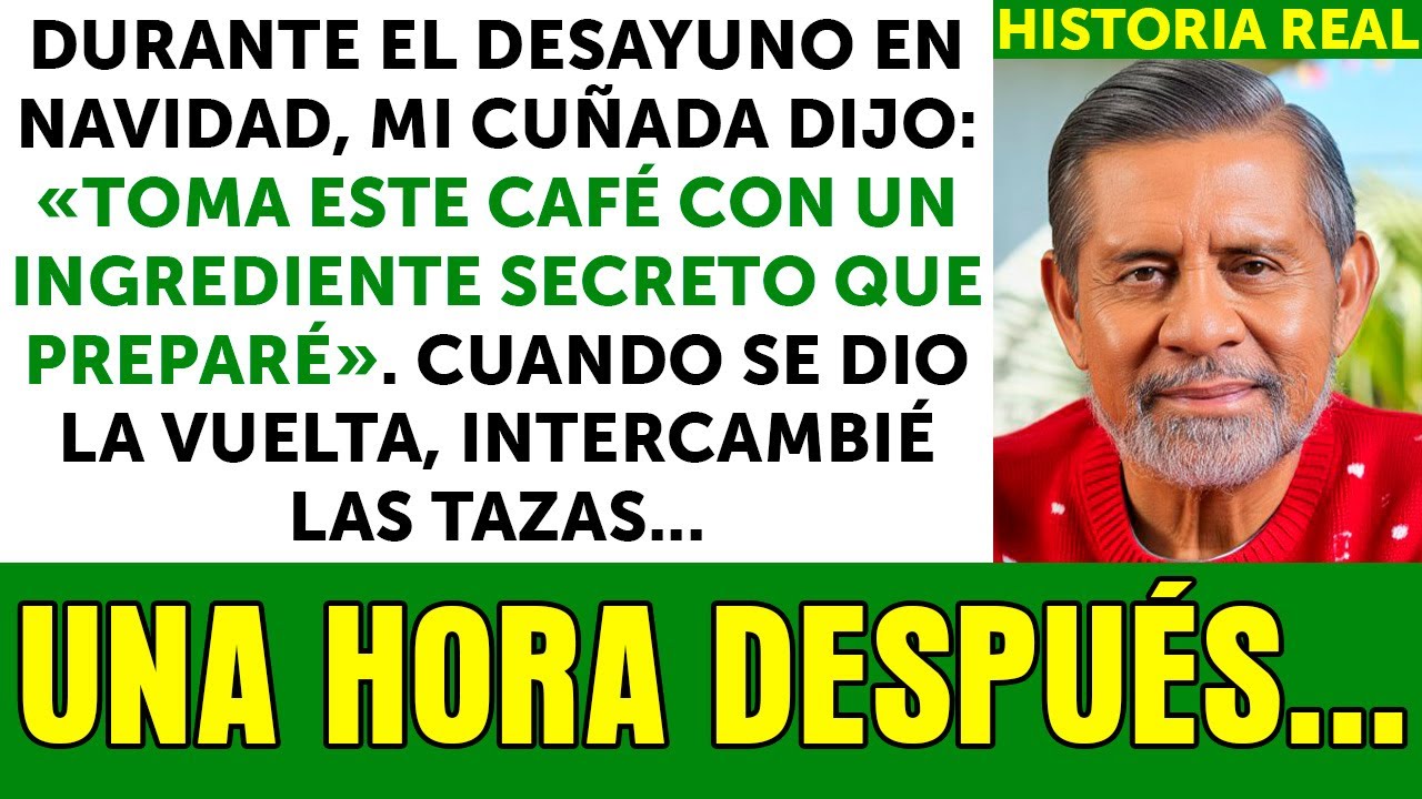 En Navidad, Mi Nuera Dijo: «Bebe Este Café Secreto Que Preparé». Cuando Se Dio La Vuelta...