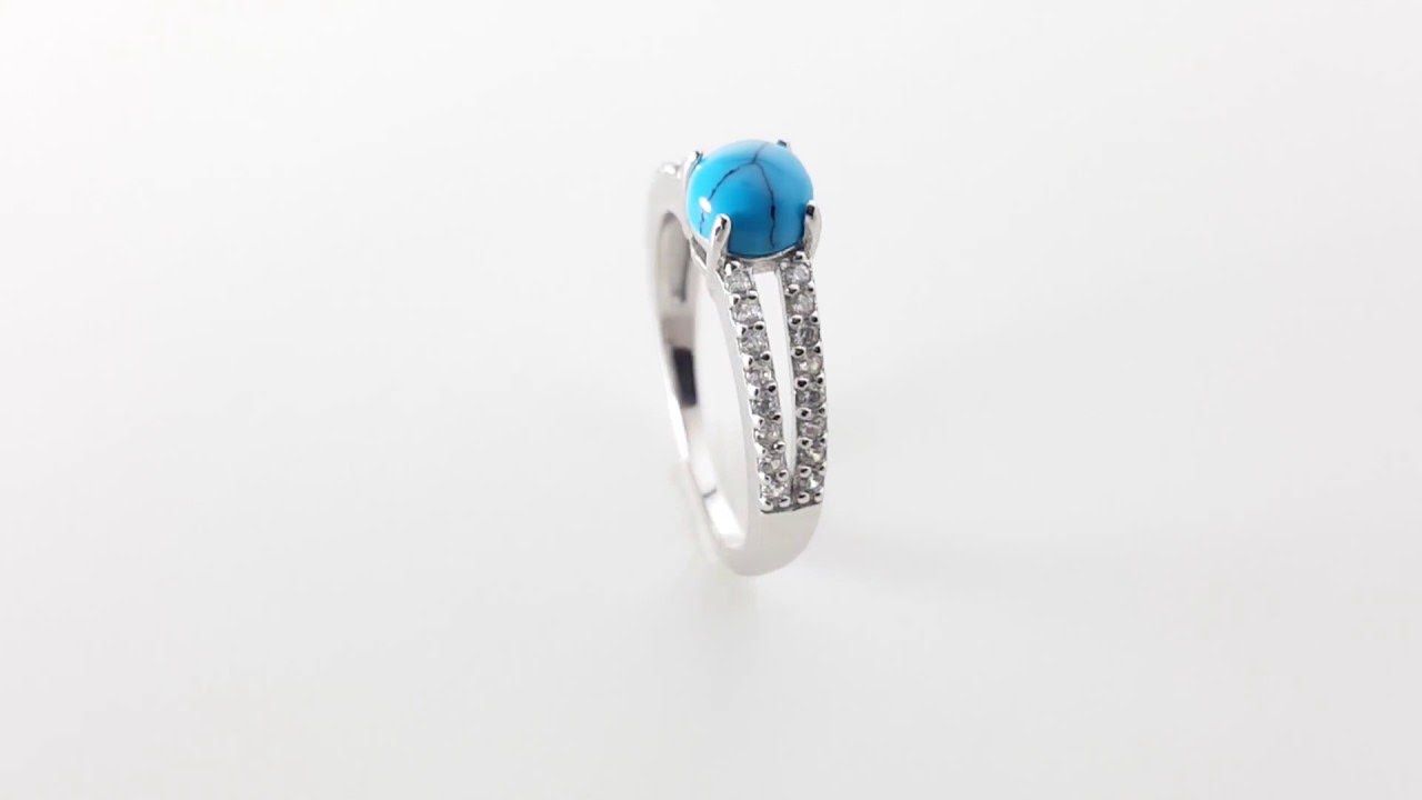 Sterling Silver Turquoise Ring SBGR01056