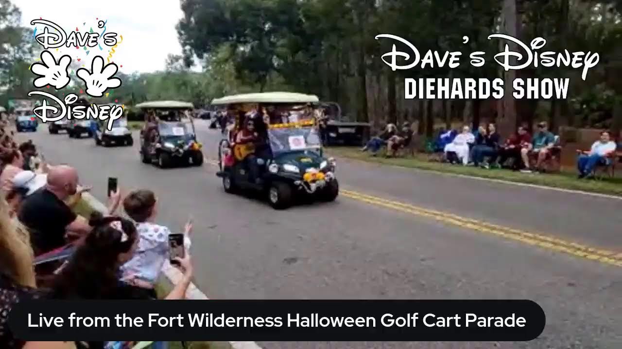 Fort Wilderness Halloween Golf Cart Parade Walt Disney World