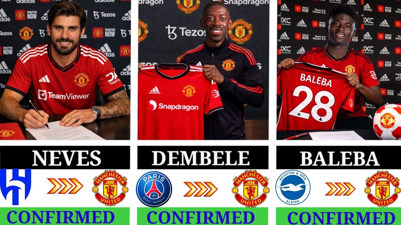 🚨 ALL MANCHESTER UNITED CONFIRMED TRANSFERS – JANUARY 2026 🤯 | Baleba • Neves • Dembele • Vini Jr ✅