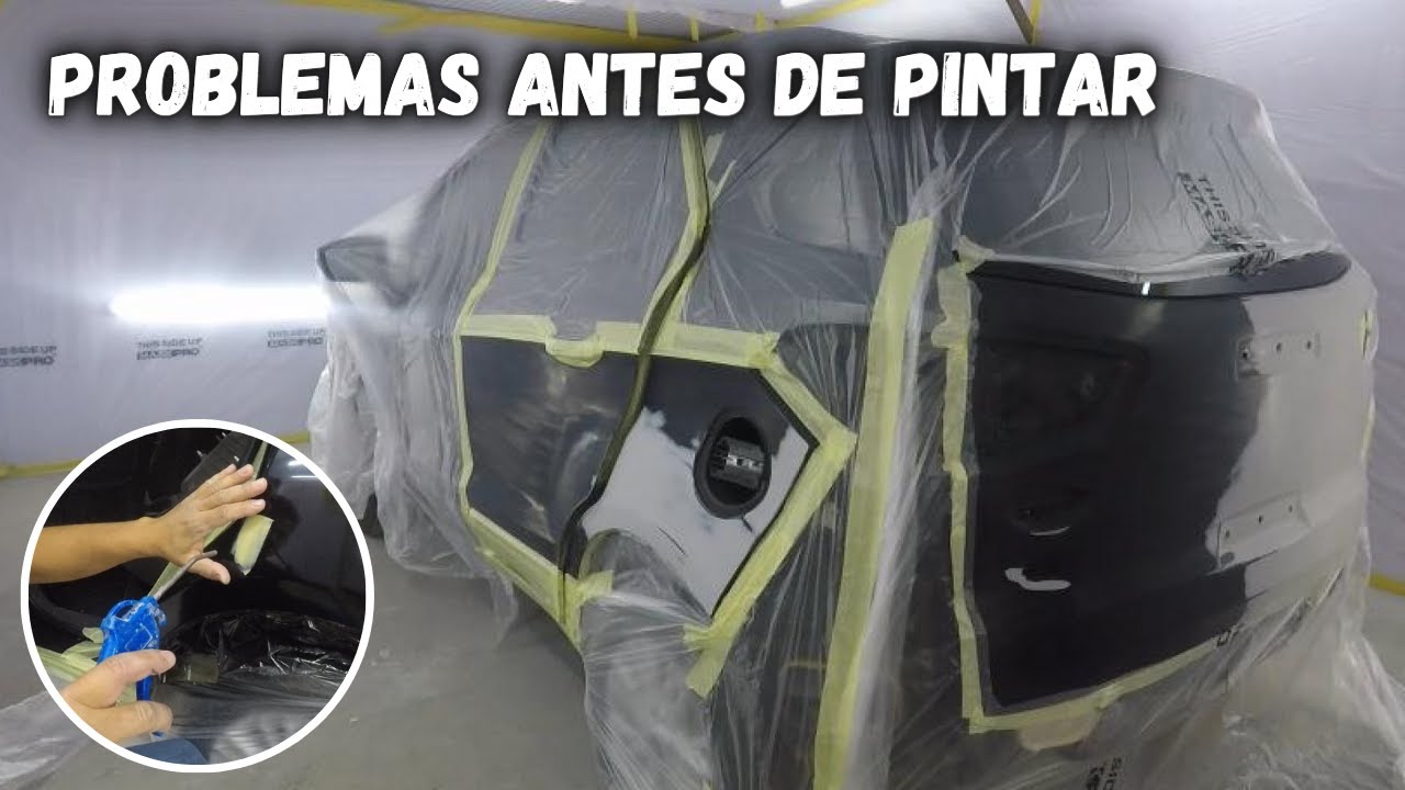 PINTURA FINALIZADA da ECOSPORT / Como resolver problemas na cabine e retoque na porta e muitas dicas