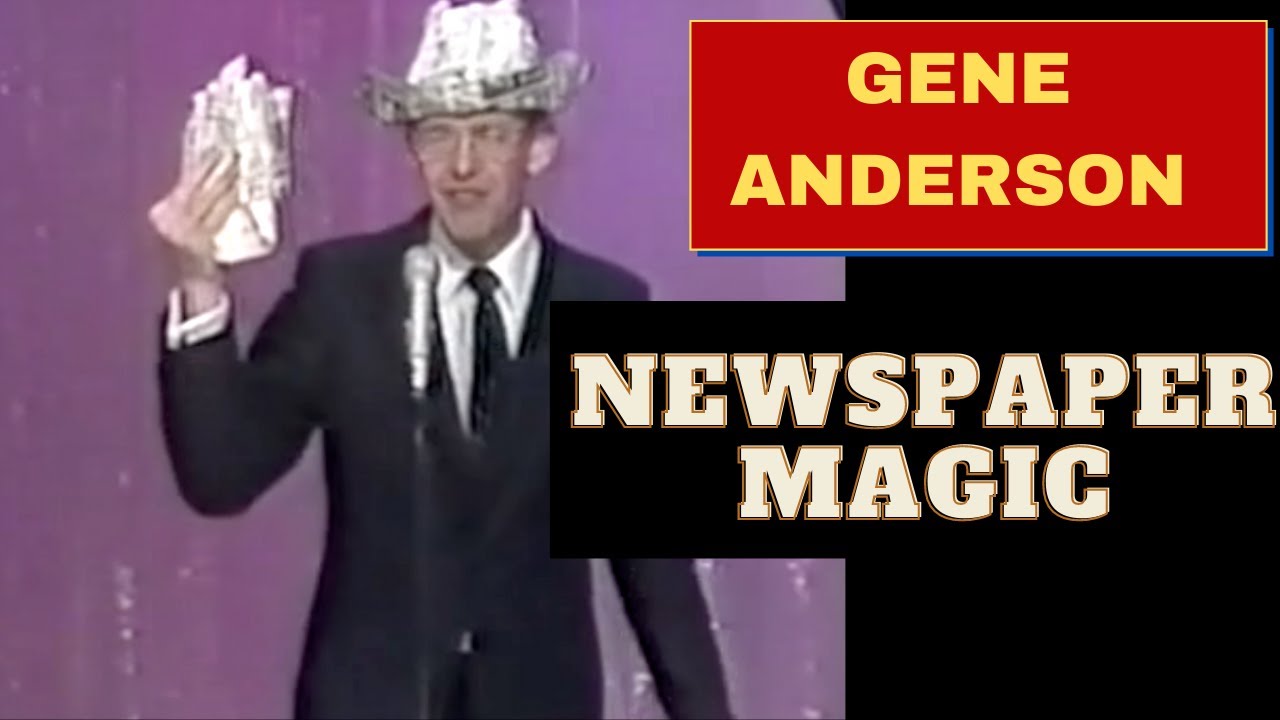 Gene Anderson Newspaper Tear (Amazing Legendary Magician)