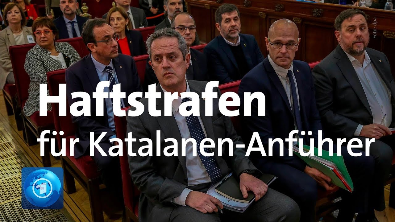 Lange Haftstrafen für Katalanen-Anführer
