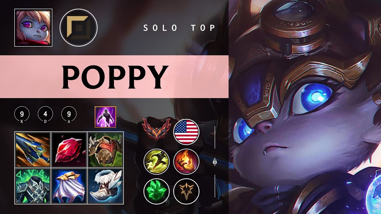 Poppy Top vs Jax - NA Grandmaster Patch 26.04