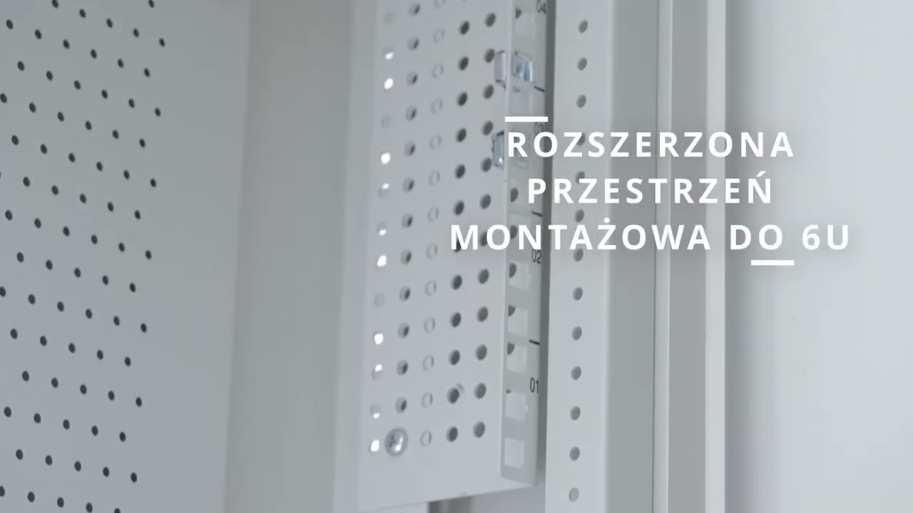 Lanberg WAF-1 &ndash; nisko-profilowa szafa RACK 19&rdquo;