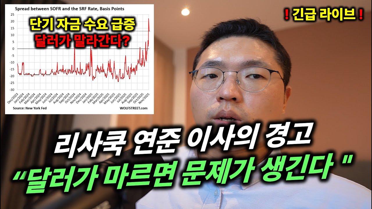 연준 리사쿡 이사의 경고 해석 (긴급 라이브)