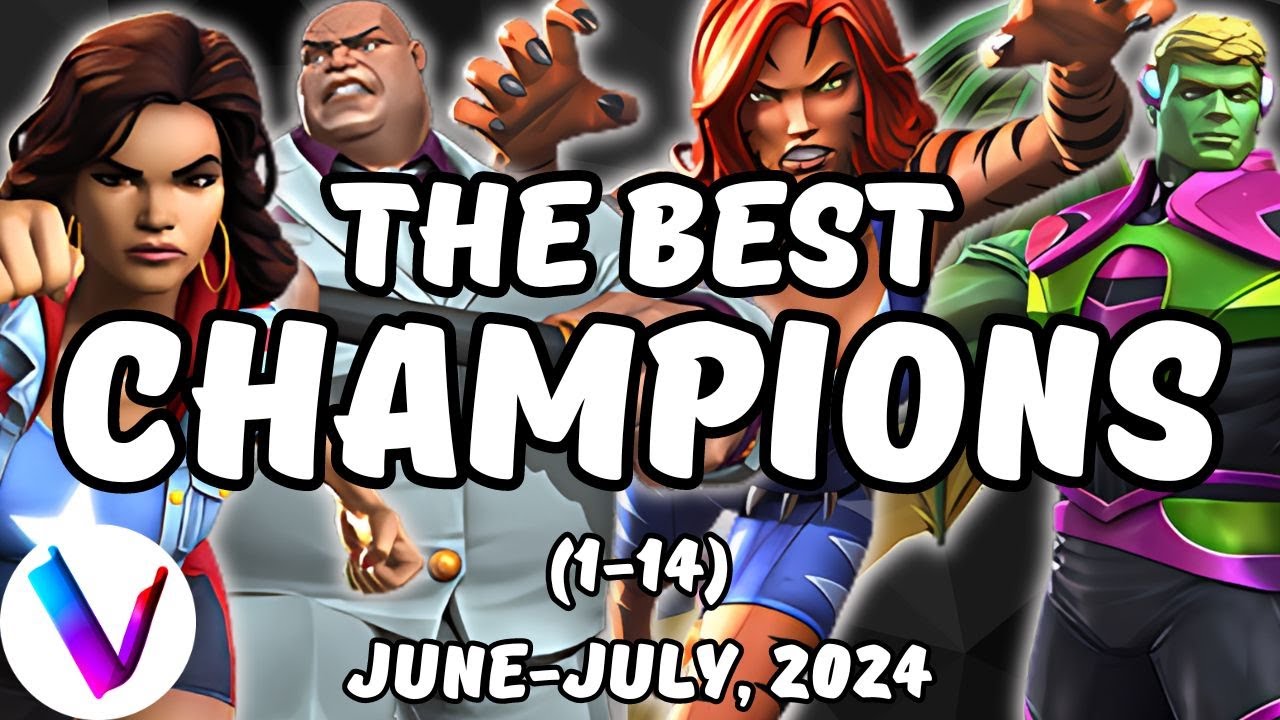 The Best Champions in MCoC - Top 1-14 - Vega's Tier List - June 2024 - America Tigra Hulkling KP