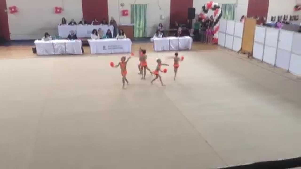 فريق نادي الزهور للجمباز الايقاعي المركز الثاني في بطولة القاهره لعام 2014