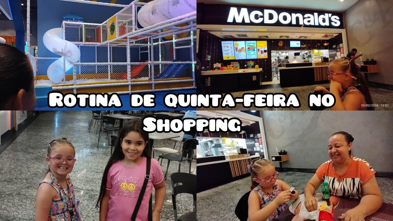 A primeira vez da minha filha autista  e da gente no MC Donalds no shopping em Caruaru-Pe 🧩🫶🏻
