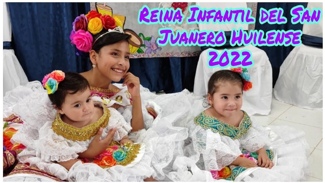 Momentos previos de Valentina Cerón a la participación del Reinado Infantil y Baile del San Juanero