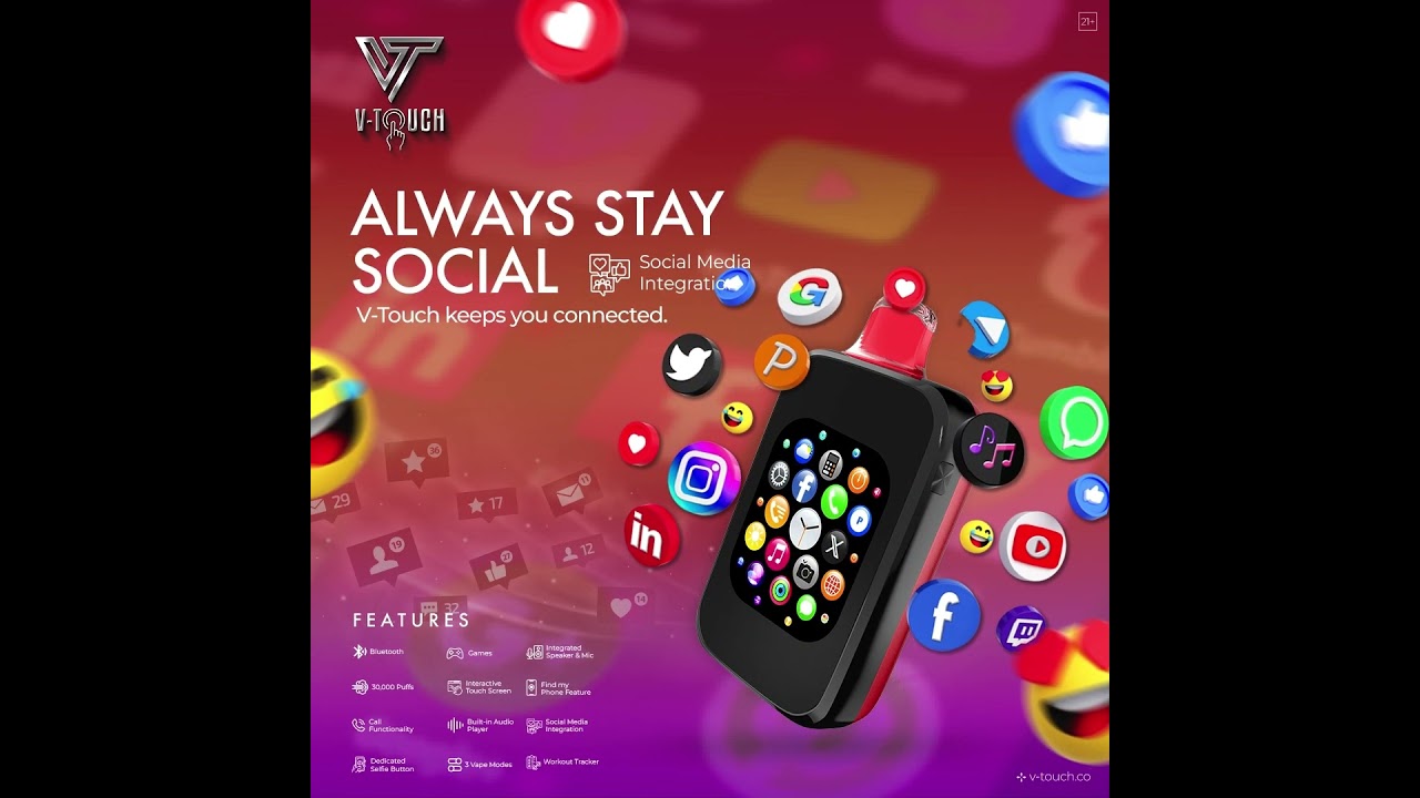 Stay Connected with V-Touch&rsquo;s Social Integration! 🌐🤳