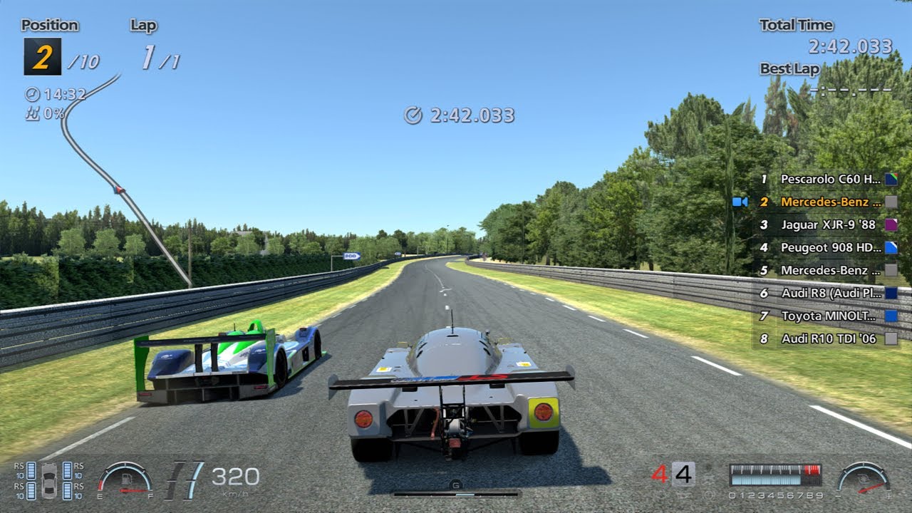 Gran Turismo 6 | Mercedes-Benz Sauber Mercedes C9 1989 | Circuit de la Sarthe 2013 | GT6 | PS3