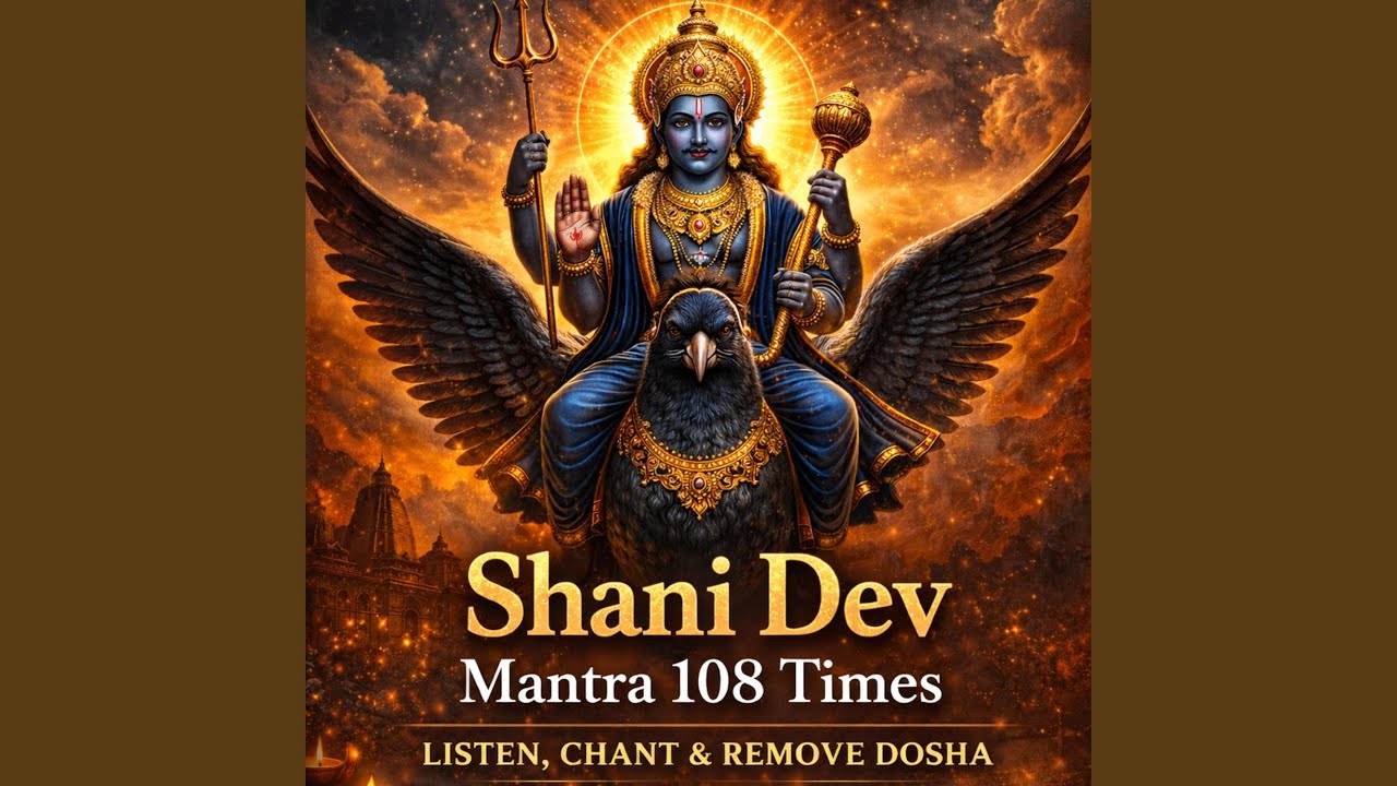 Shani Dev Mantra 108 Times | Om Sham Shanicharaya Namah