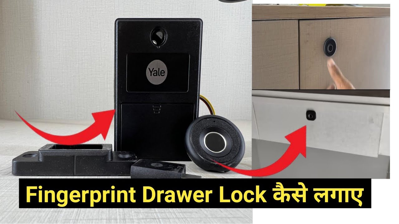 Fingerprint Drawer Lock Kaise Lagaye|How To Installation Fingerprint Drawer Lock| @Amar wood worker