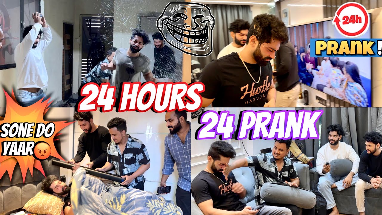 24 Hours 24 Prank On Abresh 🥹| Fokats | Abresh & Zeeshan