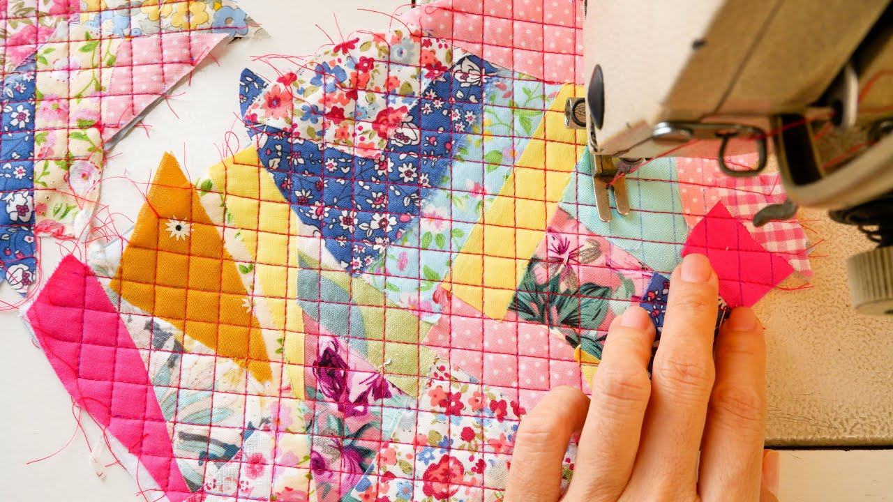 Sewing Projects For Scrap Fabric #33 | Using Tiny Scraps | #handmade | Thuy Craft