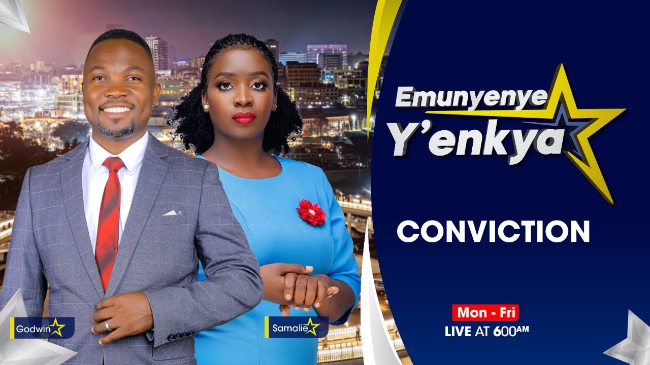 🔴EMUNYENYE Y'ENKYA WITH GODWIN AND SAMALIE || CONVICTION || 09.02.2026