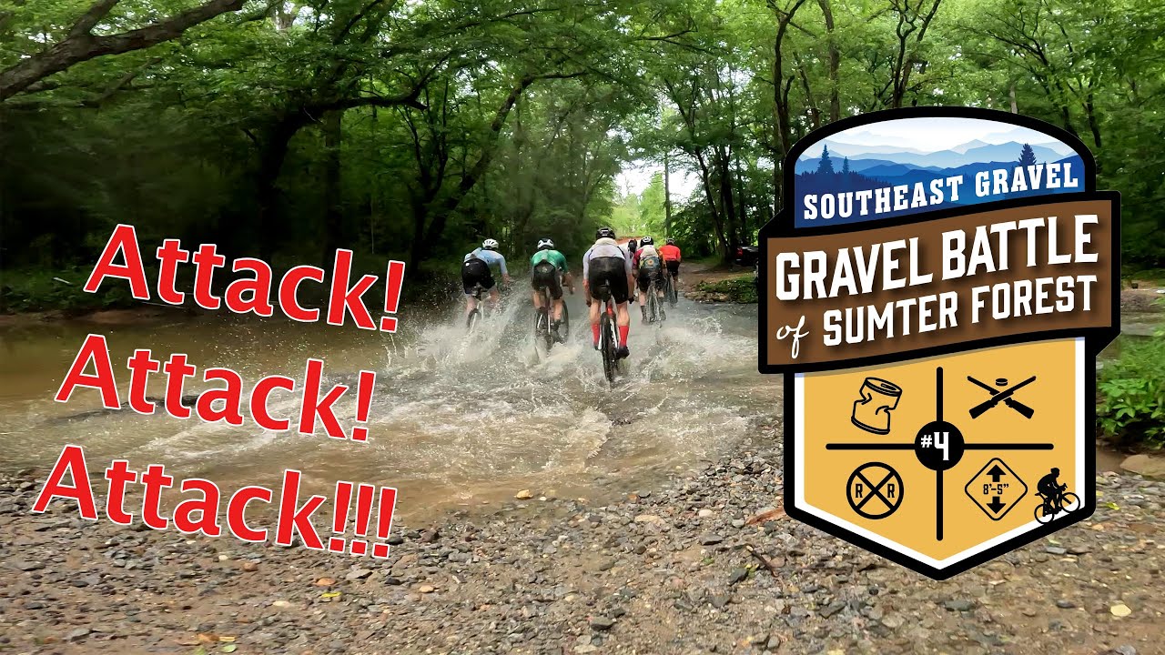 It came down to a sprint finish - Southeast Gravel Series: Sumter Forest