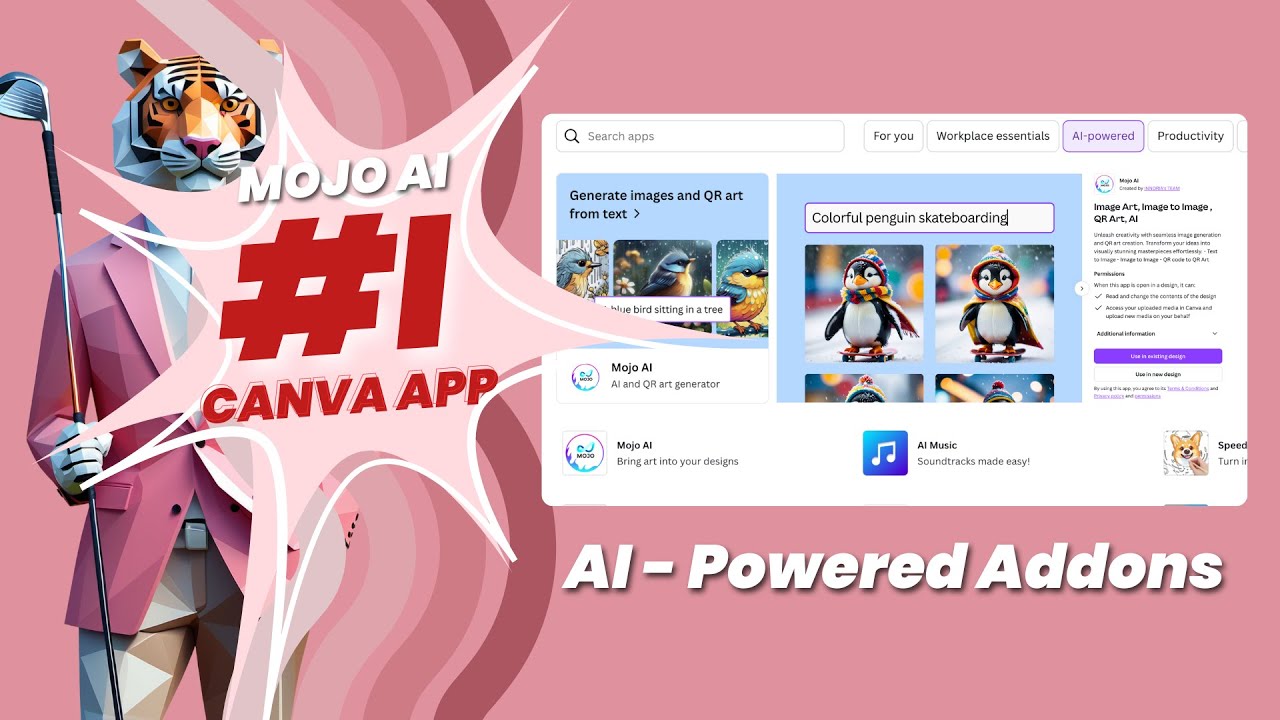 Mojo AI #1 AI Powered App on Canvas