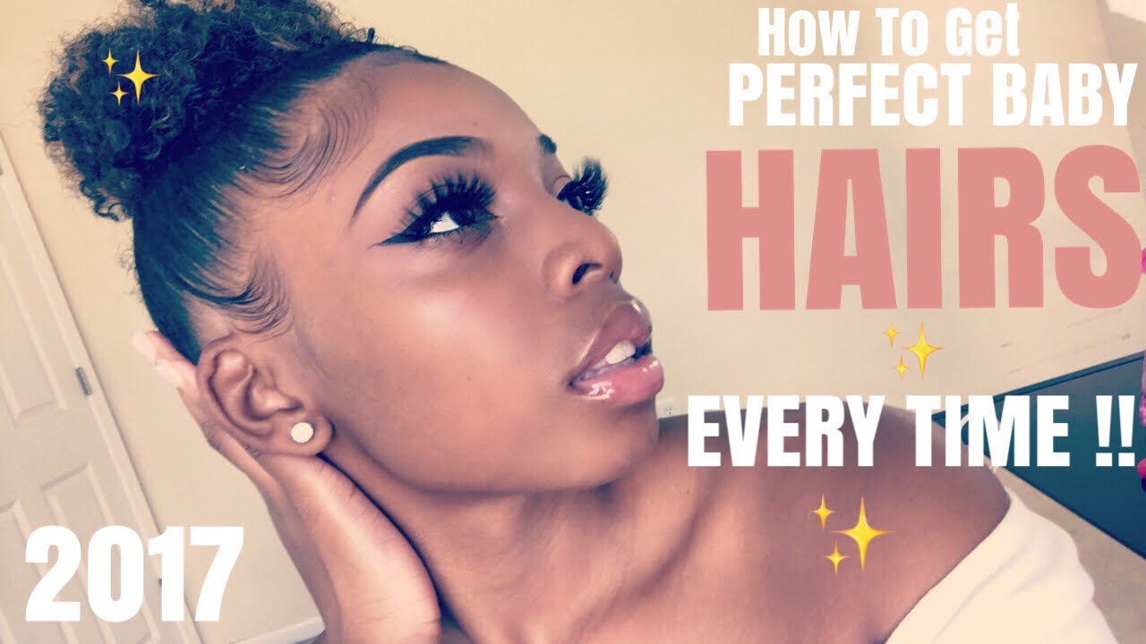 BABY HAIR SECRET REVEALED !! 😱😍 (UPDATED TUTORIAL) | 2017