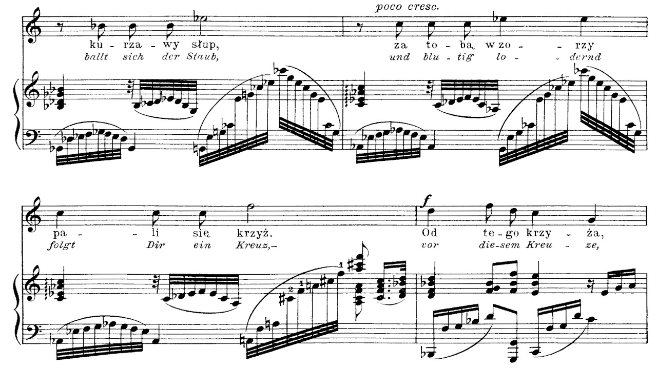 Felicjan Szopski - 3 Songs Op. 13 (Niewiadomska, Blaszyński)