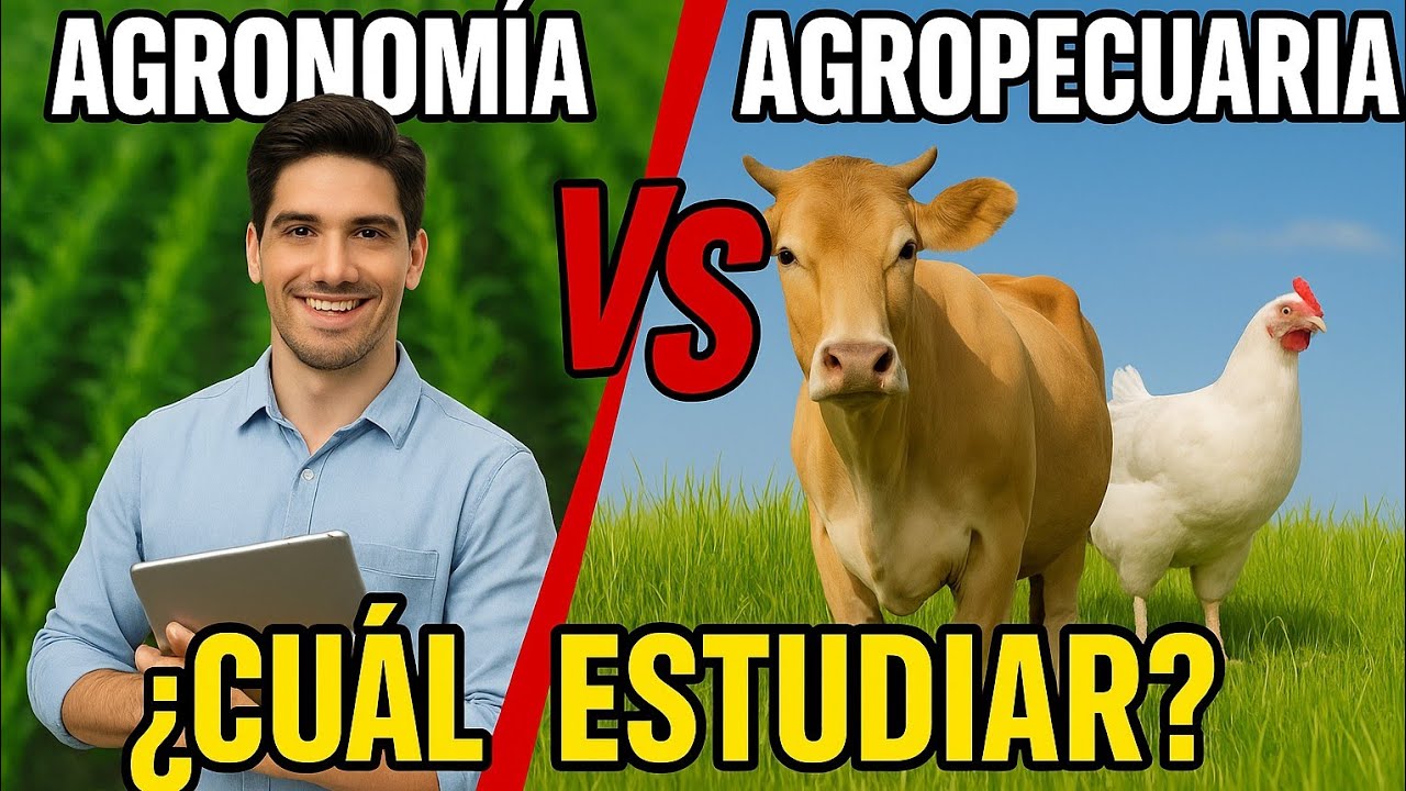 ¡Elige tu camino en el agro! Agronomía vs Agropecuaria🌱💼