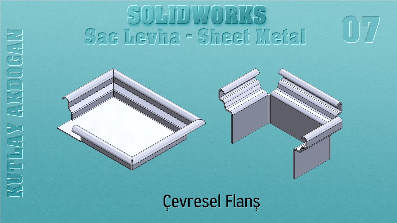 Solidworks Sac Levha -  Çevresel Flanş