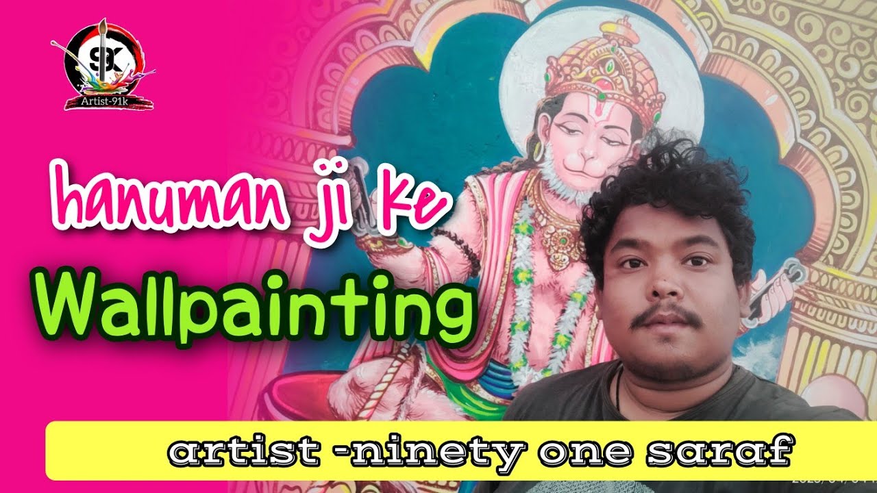 hanuman ji ke painting artist-91k