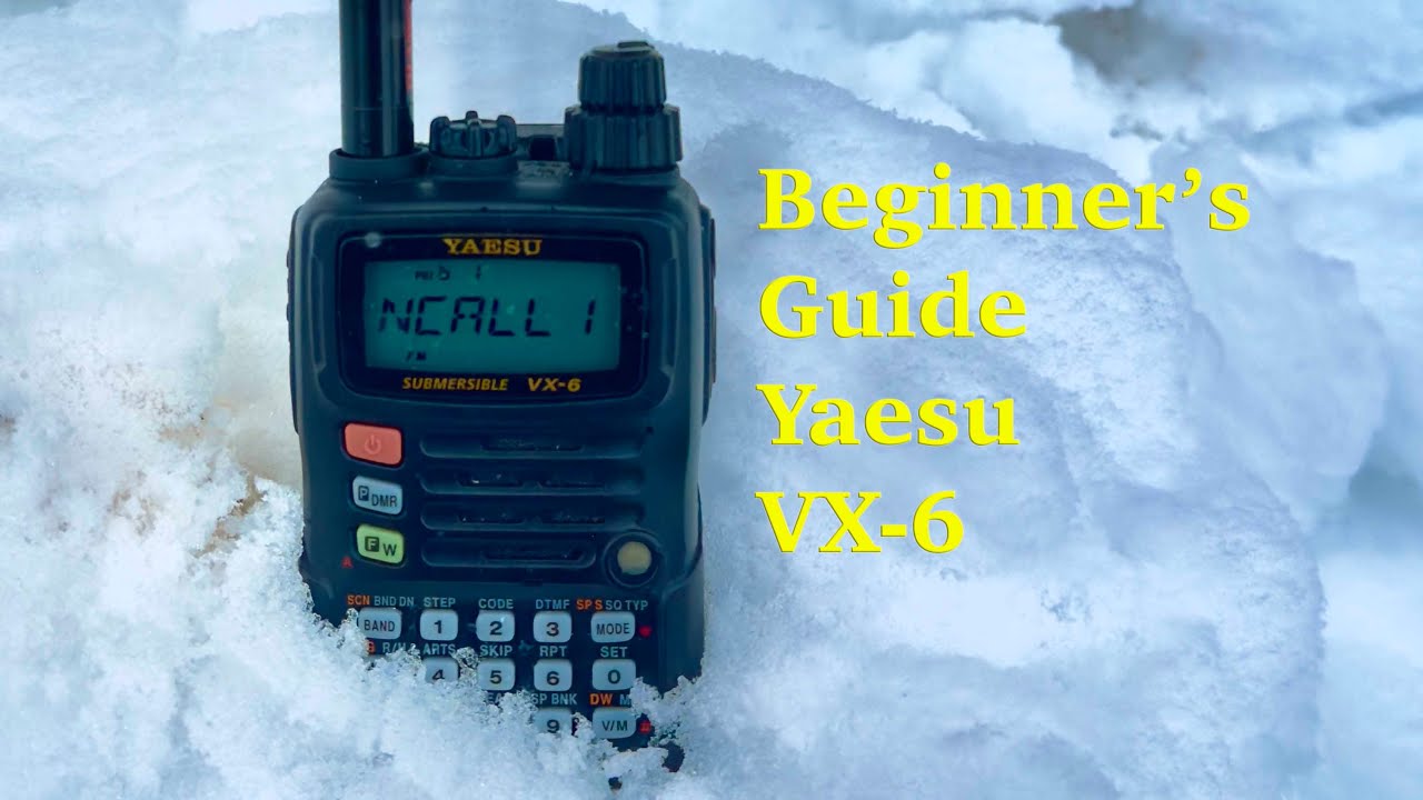 Przewodnik dla początkujących Yaesu VX-6 #outdoors #hamradio #radio
