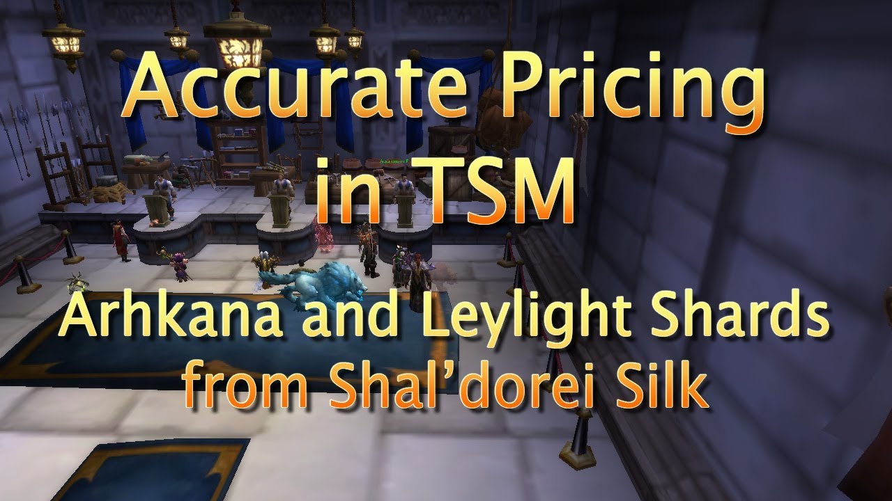 WoW Gold Guide - Getting accurate prices in Trade Skill Master (TSM)