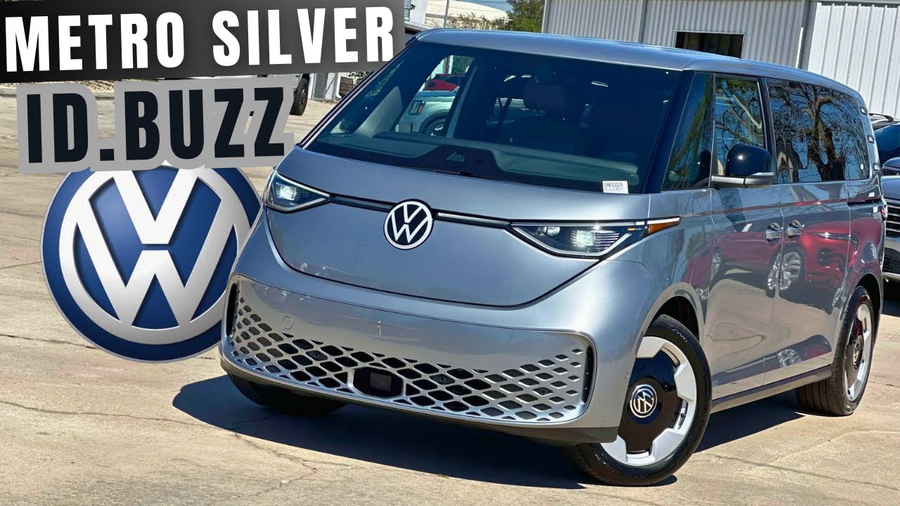 2025 VW ID.Buzz Pro S Gets Metro Silver Metallic Paint With Radical Copper Interior