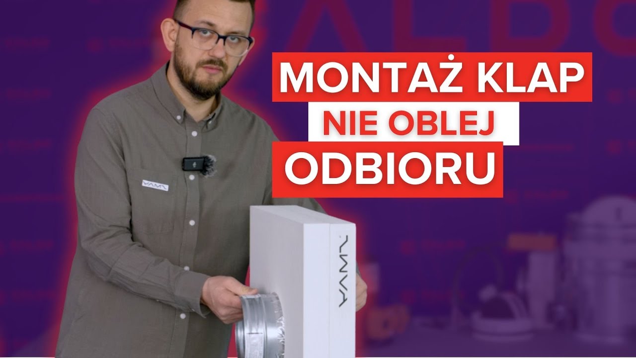 Jak zamontować klapę 🔥  przeciwpożarową, żeby nie oblać odbioru? Caldo Expert
