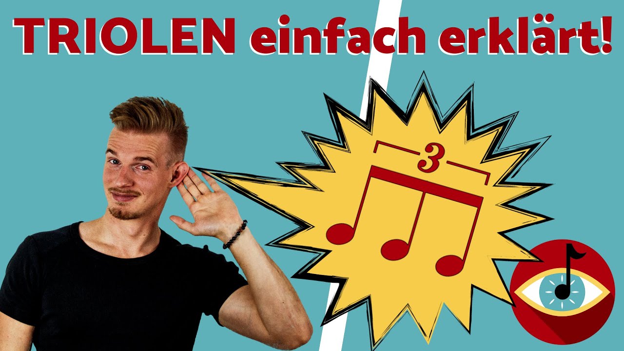 TRIOLEN einfach erklärt - eine Note in 3 gleiche Teile teilen
