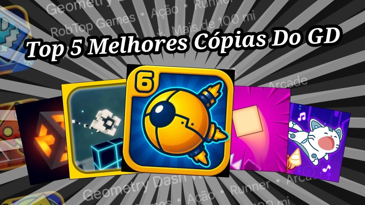 Top 5 Melhores Cópias Do Geometry Dash Na Play Store