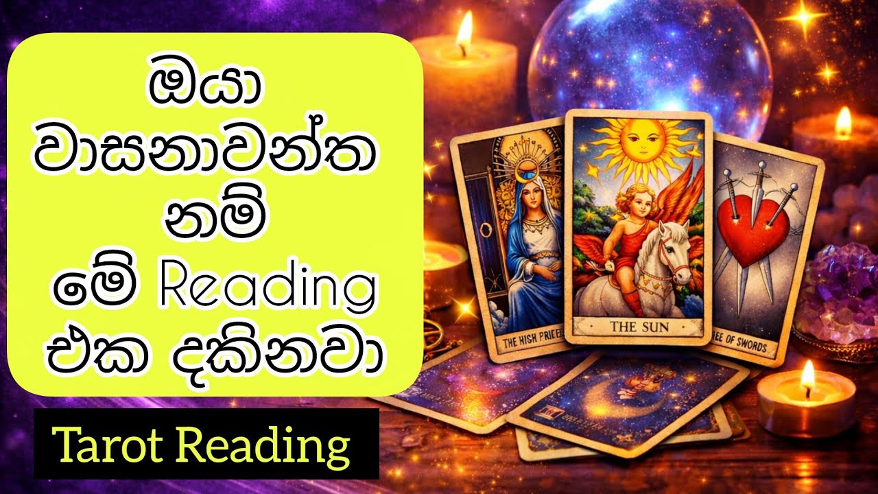 ඔයා වාසනාවන්ත නම් මේ රීඩින් එක දකිනවා🦋| Tarot Card Reading Sinhala | Tarot Reading Sinhala