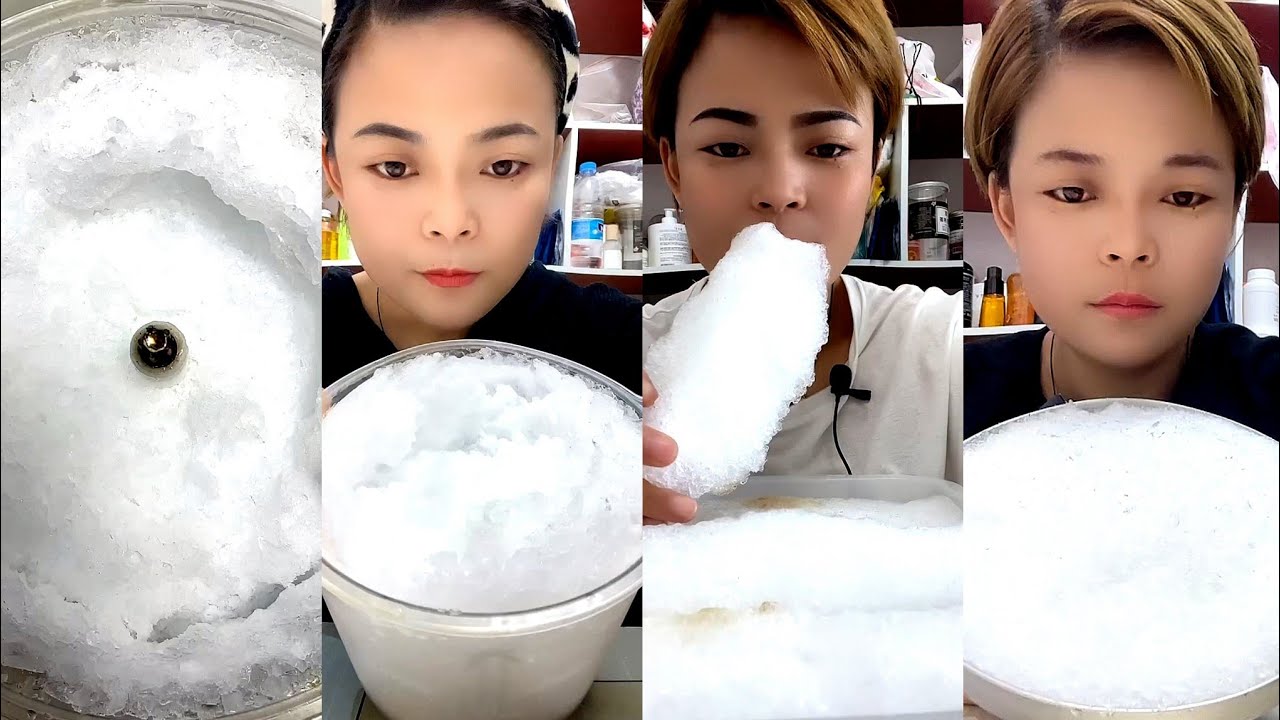 SOLO Y14 / SHAVED ICE / WHITE ICE / SOFT ICE. ICE EATING