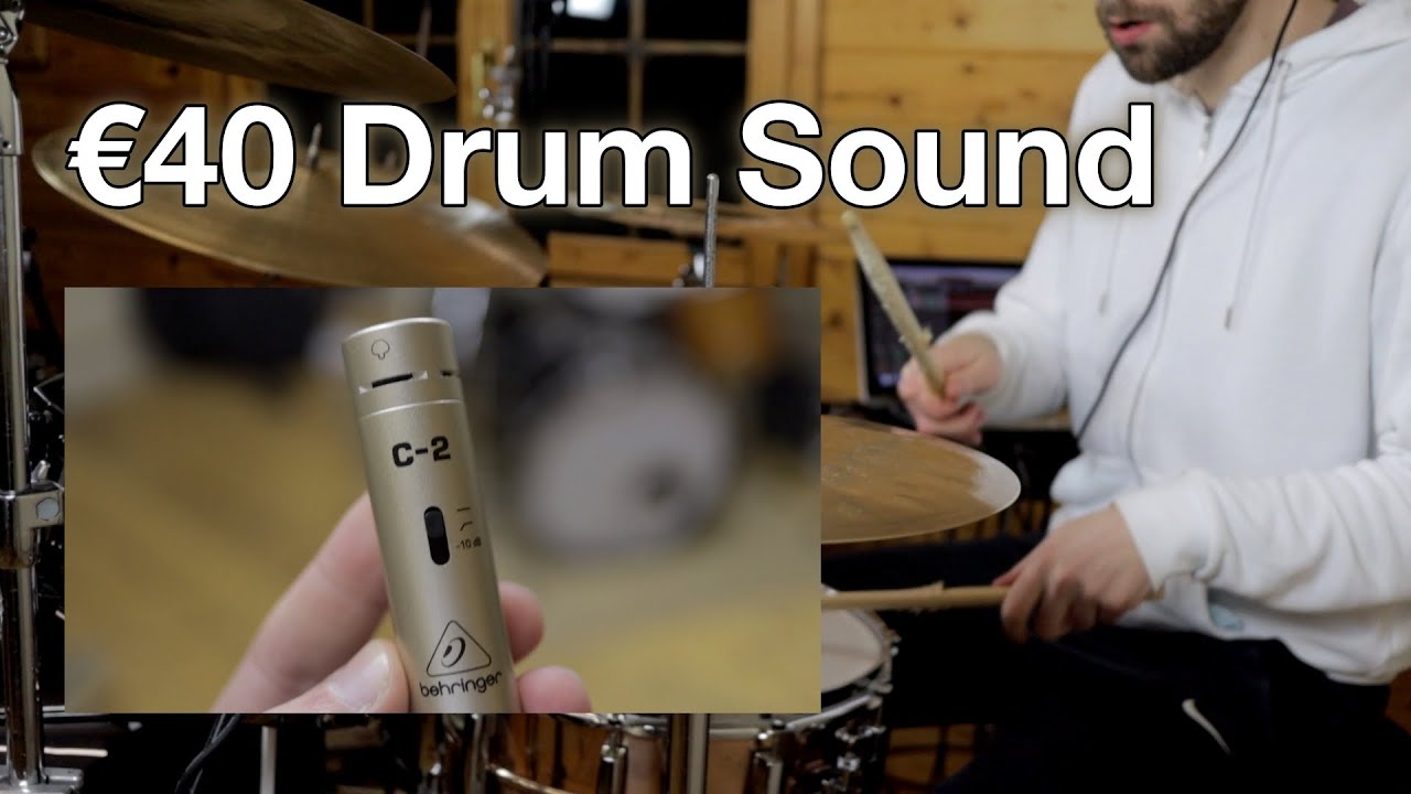 Budget, €40 Drum Mic Set-UP | Behringer C2 Stereoset