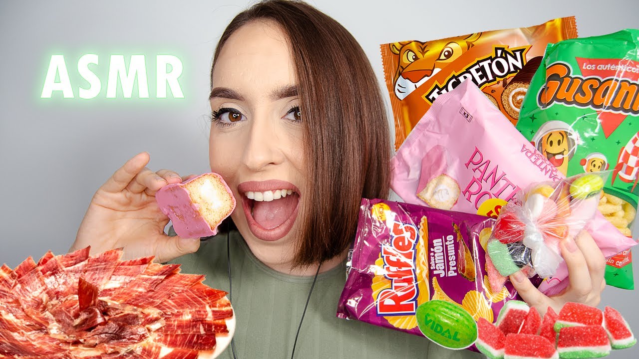 ASMR PROBANDO DULCES ESPAÑOLES | ASMR ESPAÑOL