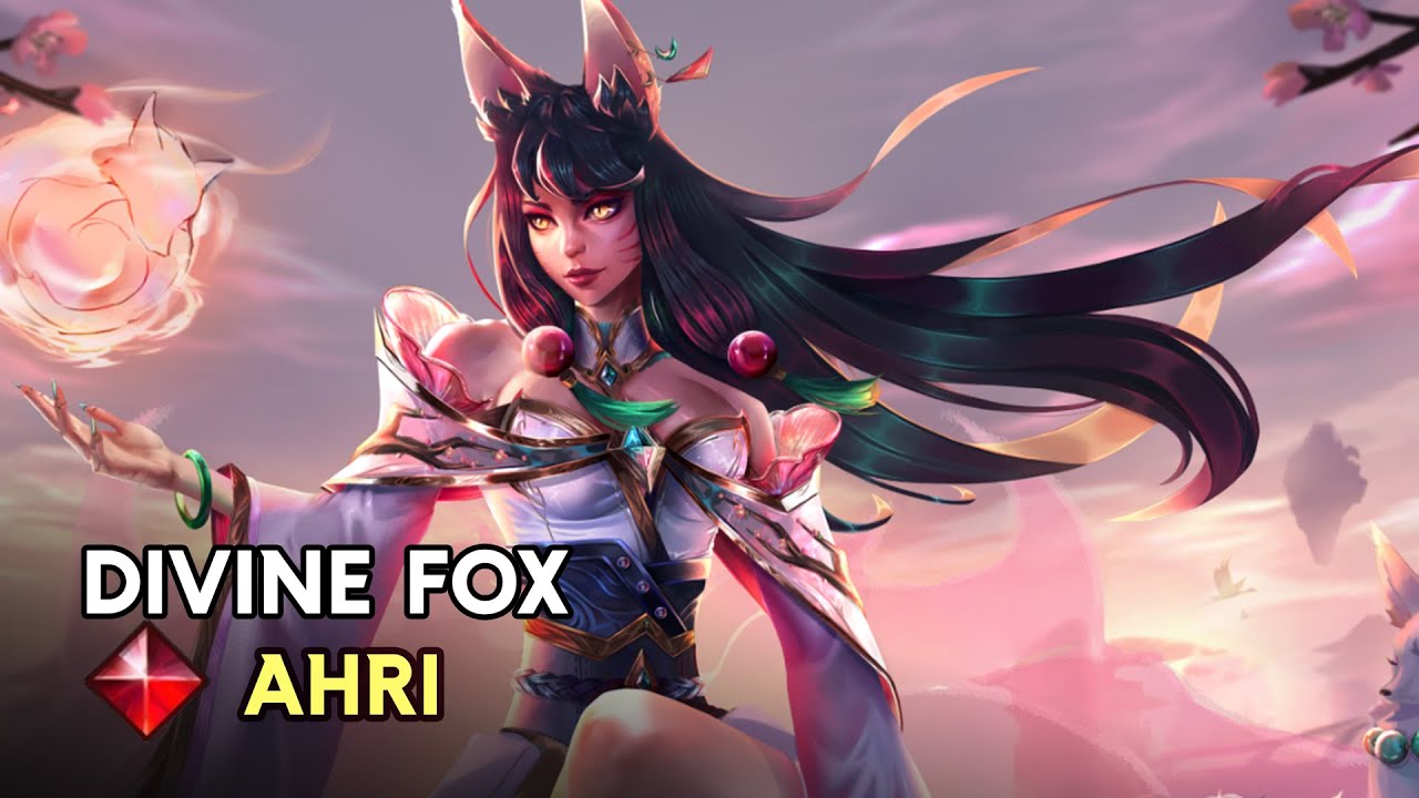 Divine fox Ahri 2026 1.5 Update League of Legends Custom Skin