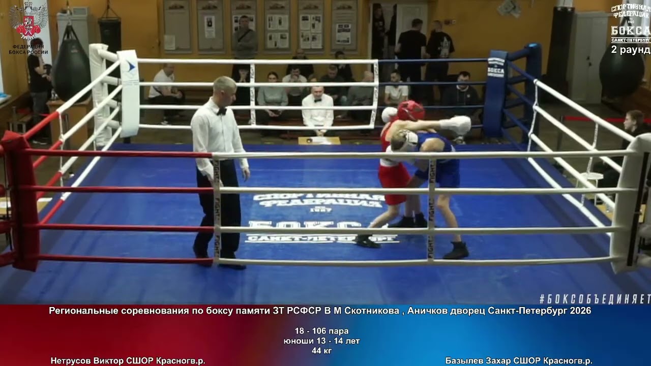 106 44 кг Нетрусов Виктор СШОР Красногв р  Базылев Захар СШОР Красногв р