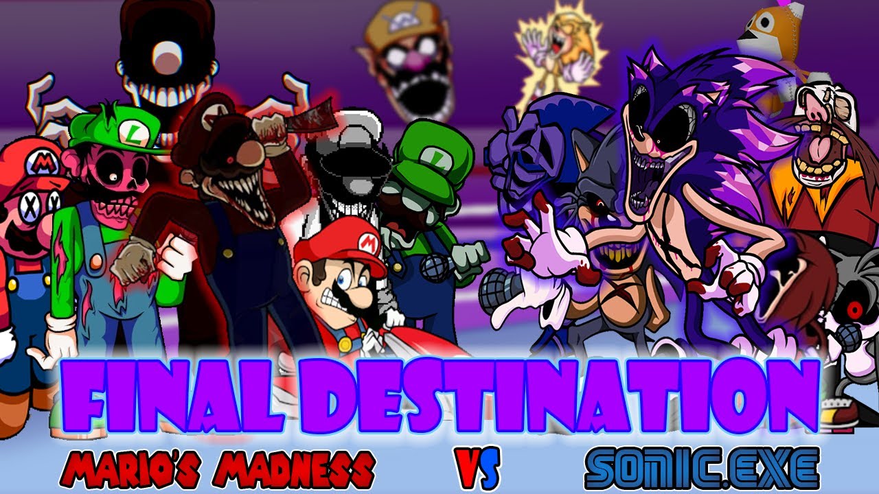 Final Destination but its Mario's Madness vs Sonic.exe