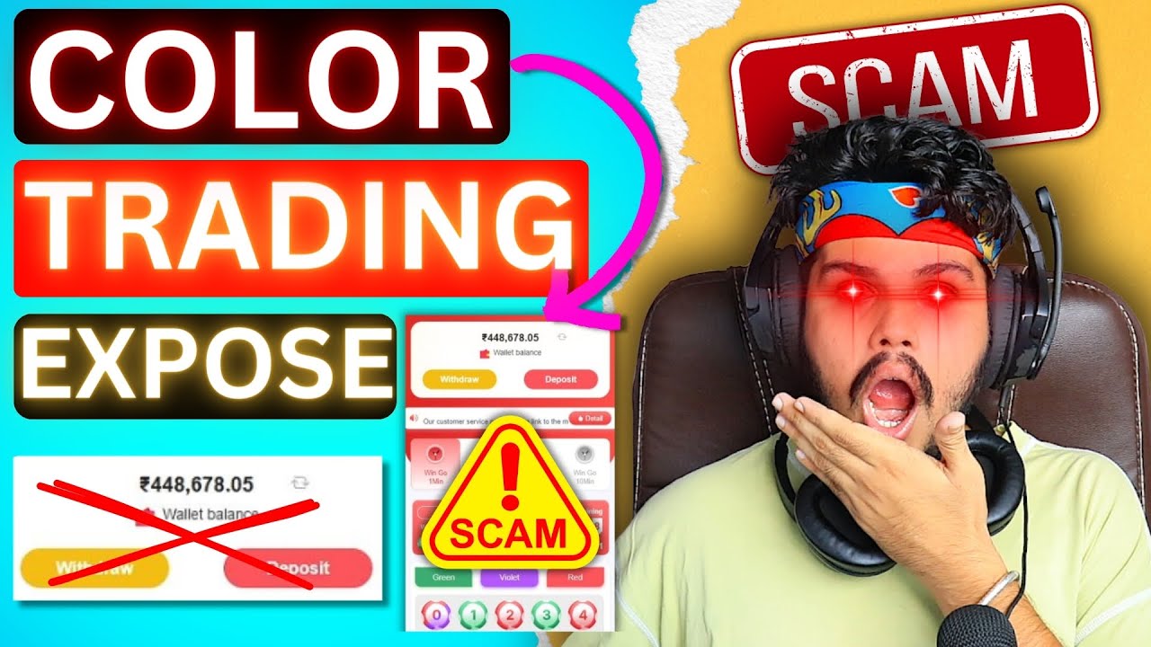 COLOR TRADING SCAMM EXPOSE 😱😱😱 || HINDI