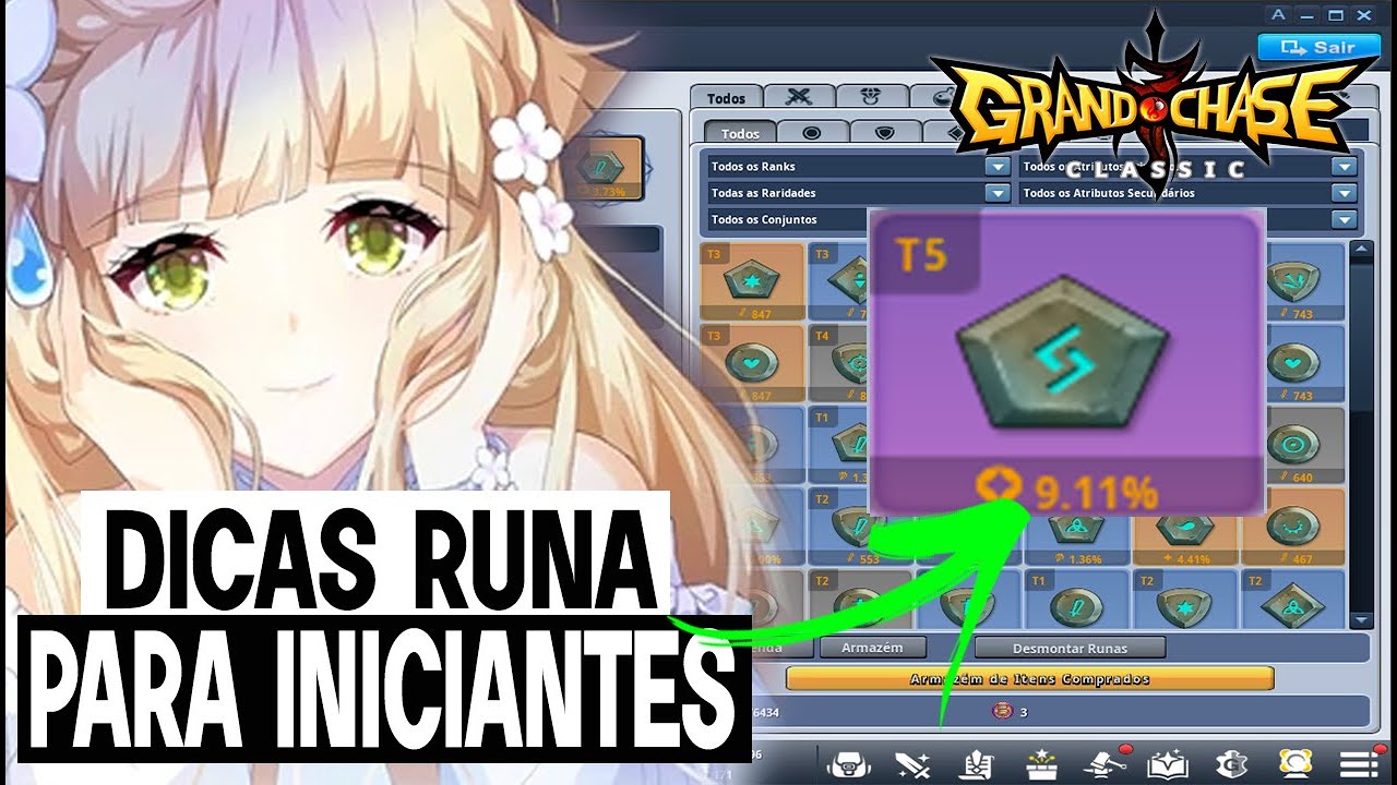 [GRAND CHASE CLASSIC] - SAIBA QUAIS RUNAS UTILIZAR NOS PERSONAGENS