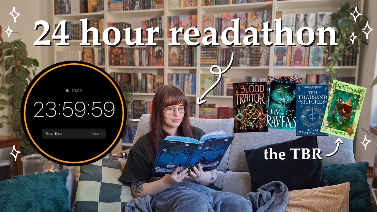 Читать 24 часа подряд *без перерыва* 📖⏱️ | 24-часовой марафон чтения