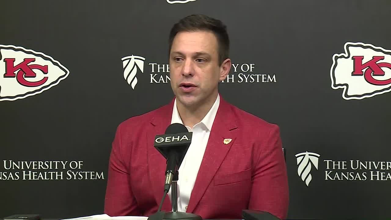 Chiefs general manager Brett Veach talks about 2025 NFL Draft and Josh Simmons