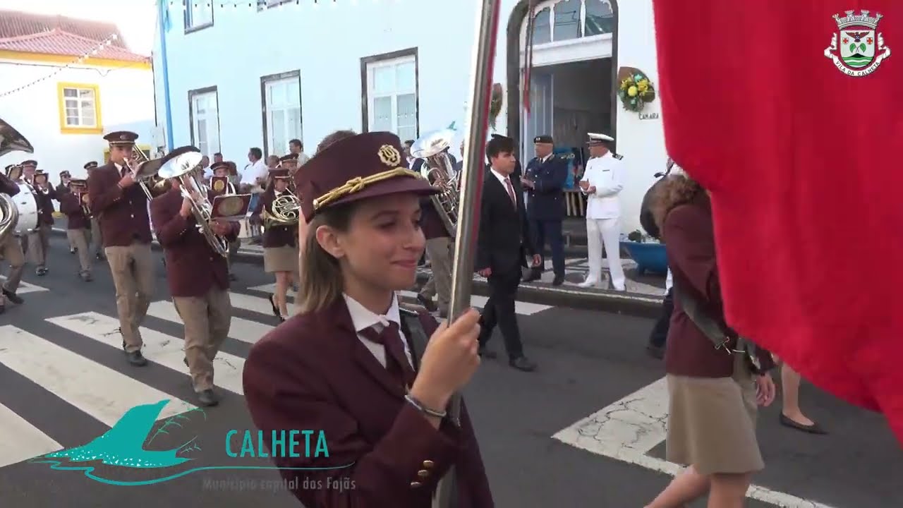 Desfile Filarmónicas do Concelho da Calheta no Festival Julho 2024 (1º Video)